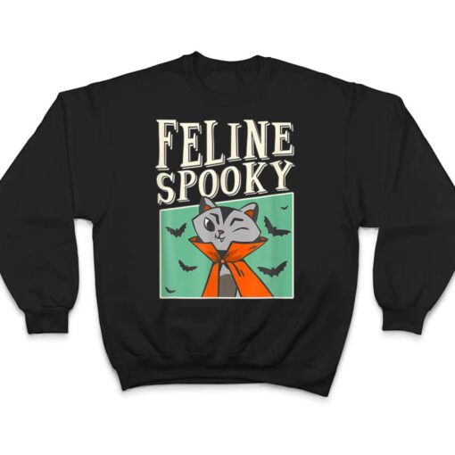 Feline Spooky Halloween Cat Owner Costume T Shirt