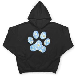 Flower Dog Paw Print for Dog Lover - Dog Paw T Shirt - Dream Art Europa