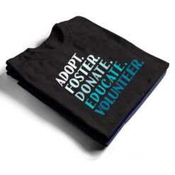 Foster Educate Adopt a Dog - Rescue and Shelter T Shirt - Dream Art Europa