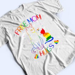 Free Mom Hugs LGBT Cat Gay Pride Rainbow T Shirt - Dream Art Europa