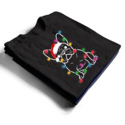 French Bulldog Dog Lights Christmas Matching Family T Shirt - Dream Art Europa