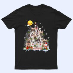 French Bulldog Dog Lover Matching Santa Christmas Tree T Shirt