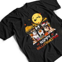 French Bulldog Happy Hallothanksmas Halloween Thanksgiving T Shirt - Dream Art Europa