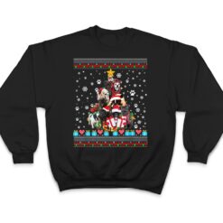 French Bulldogs Dog Christmas Lights Christmas T Shirt - Dream Art Europa