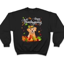 Fun Labrador Thanksgiving Autumn Dog Lover T Shirt - Dream Art Europa