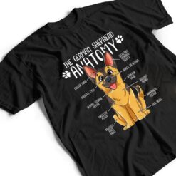 Funny Anatomy German Shepherd Dog Owner T Shirt - Dream Art Europa