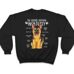 Funny Anatomy German Shepherd Dog Owner T Shirt - Dream Art Europa