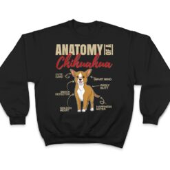 Funny Anatomy of a Chihuahua Dog T Shirt - Dream Art Europa