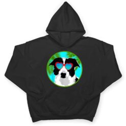 Funny Border Collie Dog With Sunglasses on the Beach T Shirt - Dream Art Europa