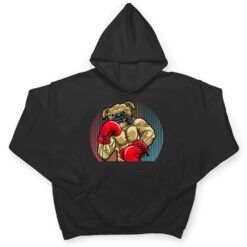 Funny Boxing Dog Wearing Heavyweight Boxing Gloves Bulldog T Shirt - Dream Art Europa