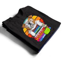 Funny Bulldog Back To School Book Worm Dog Lover Librarian T Shirt - Dream Art Europa