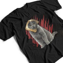 Funny Cat Apparel Cat With Slice Of Bread On Face Cat Lovers T Shirt - Dream Art Europa