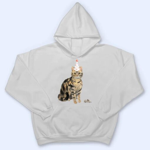 Funny Cat Chasing Mouse Birthday Shirt, Cute Cat Birthday T Shirt