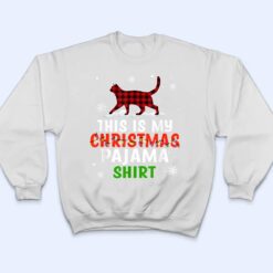 Funny Cat Christmas Lights Buffalo Red Plaid Xmas Gift Girls T Shirt - Dream Art Europa