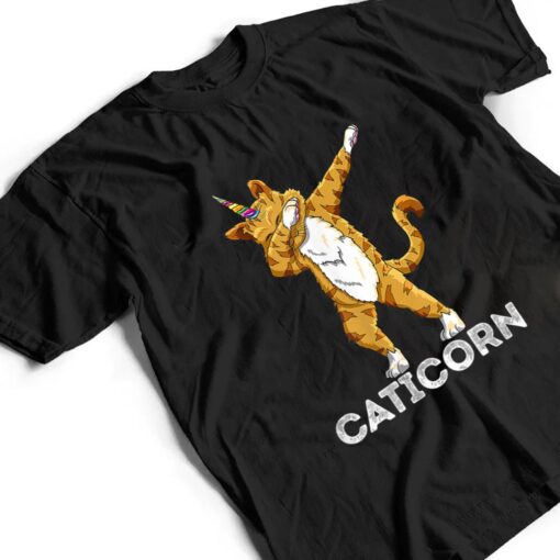 Funny Cat Kitten Caticorn Cat Dabbing Cat Lover T Shirt