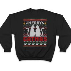 Funny Cat Lover Merry Catmas Christmas T Shirt - Dream Art Europa