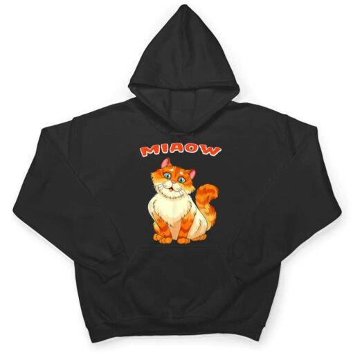 Funny Cat Miaow Cat Lovers T Shirt
