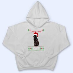 Funny Cat lovers Cute Cat Santa Hat Ugly Christmas Sweater Premium T Shirt - Dream Art Europa