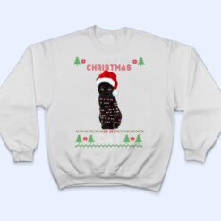 Funny Cat lovers Cute Cat Santa Hat Ugly Christmas Sweater Premium T Shirt - Dream Art Europa