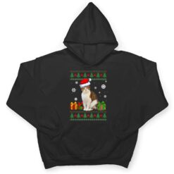 Funny Cat lovers Cute Cat Santa Hat Ugly Christmas Ver 2 T Shirt - Dream Art Europa