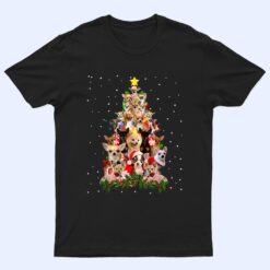 Funny Chihuahua Christmas Tree Xmas For Chihuahua Dogs Lover T Shirt