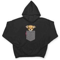 Funny Chihuahua in a Pocket Cute Puppy T Shirt - Dream Art Europa