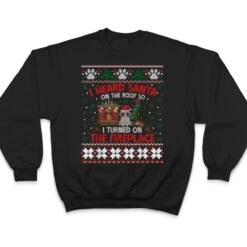 Funny Christmas Cat Hates Santa Annoyed Cat T Shirt - Dream Art Europa