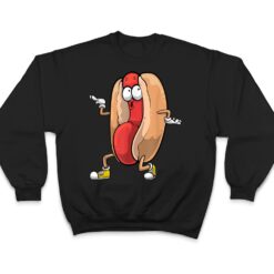 Funny Dancing Hot Dog Design For Kids Boys Girls Hotdog Gag Ver 1 T Shirt - Dream Art Europa