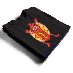 Funny Dancing Hot Dog Design For Kids Boys Girls Hotdog Gag Ver 2 T Shirt - Dream Art Europa