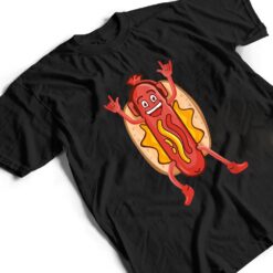 Funny Dancing Hot Dog Design For Kids Boys Girls Hotdog Gag Ver 2 T Shirt - Dream Art Europa