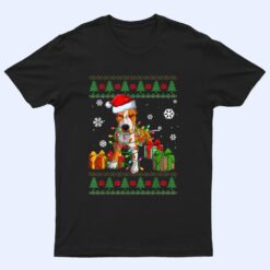 Funny Dog love Cute Pitbull Santa Hat  Christmas T Shirt