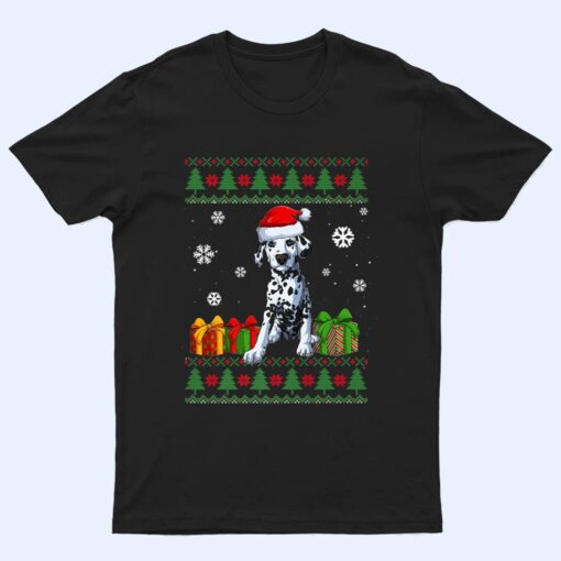 Funny Dog lovers Dachshund Santa Hat Christmas Ver 4 T Shirt