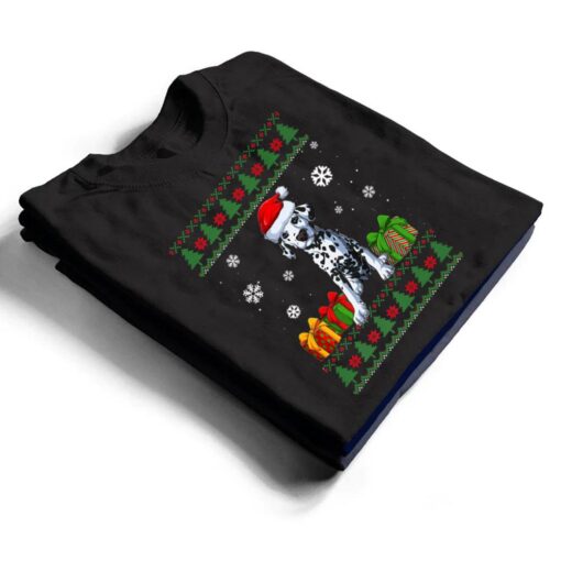 Funny Dog lovers Dachshund Santa Hat Christmas Ver 4 T Shirt