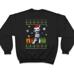 Funny Dog lovers Dachshund Santa Hat Christmas Ver 4 T Shirt - Dream Art Europa