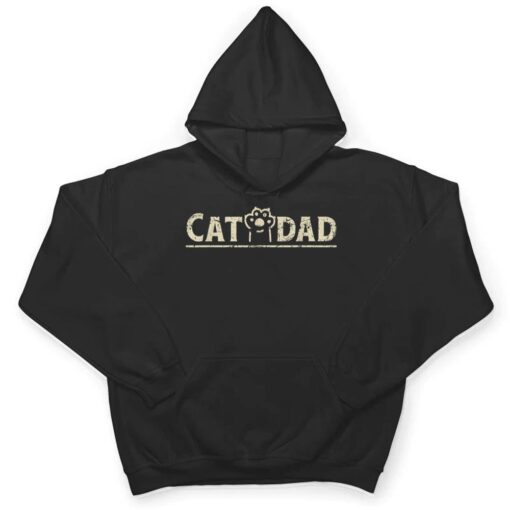 Funny Fathers Day Cat Dad T Shirt