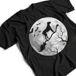 Funny Great Dane Flying Witch Costume Halloween Dog Mom T Shirt - Dream Art Europa