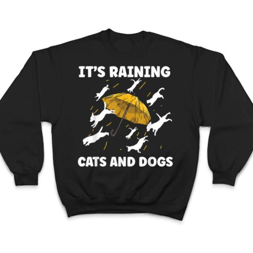 Funny Halloween It's Raining Cats And Dogs English Teacher T Shirt