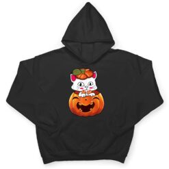 Funny Halloween Jack-O-Lantern Pumpkin Cat Gifts T Shirt - Dream Art Europa