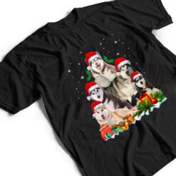 Funny Husky Dog Christmas Tree Cute Xmas T Shirt - Dream Art Europa