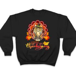 Funny Maine Coon Cat Urkey Happy Hanksgiving T Shirt - Dream Art Europa