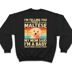 Funny Maltese Design For Mom Women Maltese Lover Dog Puppy T Shirt - Dream Art Europa