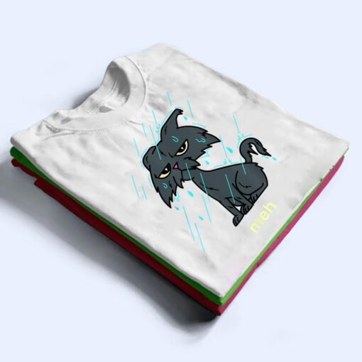 Funny Meh Cat Shirt - Sarcastic Raining Wet Cat Lover T Shirt