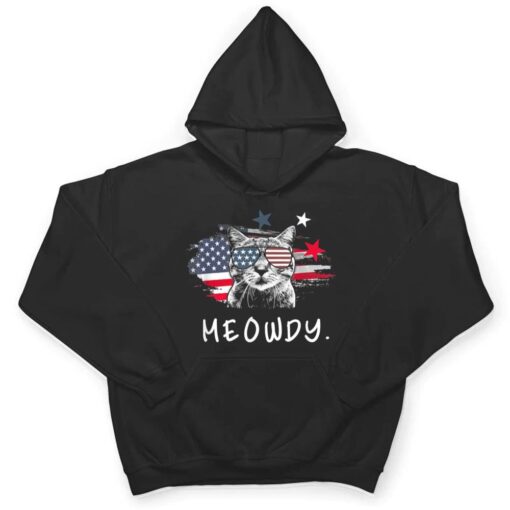 Funny Meowdy Cat Shirt Cat America Meowica Cat T Shirt