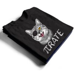 Funny Pi Day Math Science Cat Pirate T Shirt - Dream Art Europa