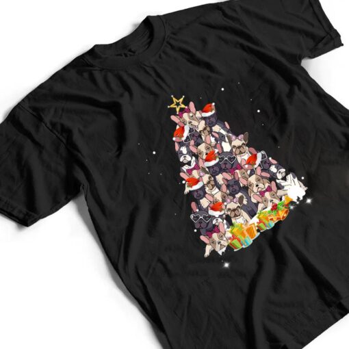 Funny Pitbull Christmas Tree Star Gifts Dog Lover T Shirt