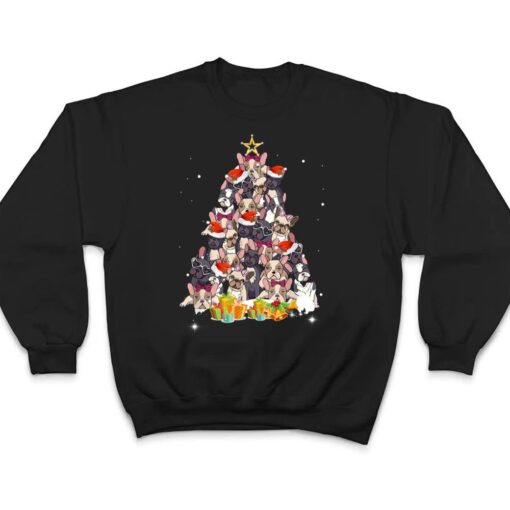 Funny Pitbull Christmas Tree Star Gifts Dog Lover T Shirt