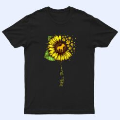 Funny Pittie Mom Sunflower Mother's Day Pitbull Dog Lover T Shirt