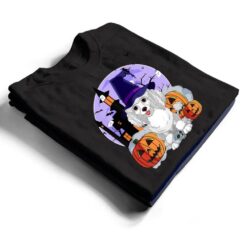 Funny Poodle Dog Halloween Witch Pumpkin T Shirt - Dream Art Europa