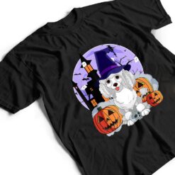 Funny Poodle Dog Halloween Witch Pumpkin T Shirt - Dream Art Europa