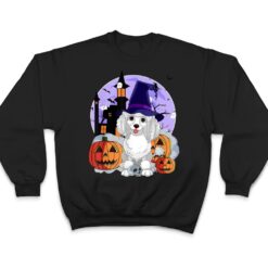 Funny Poodle Dog Halloween Witch Pumpkin T Shirt - Dream Art Europa